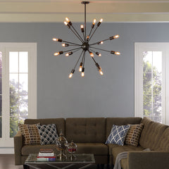 Beam Stainless Steel Chandelier By Modway - EEI-1562