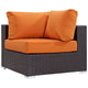 Modway Convene Outdoor Patio Corner - EEI-1840 | Outdoor Sofas, Loveseats & Sectionals | Modishstore - 5