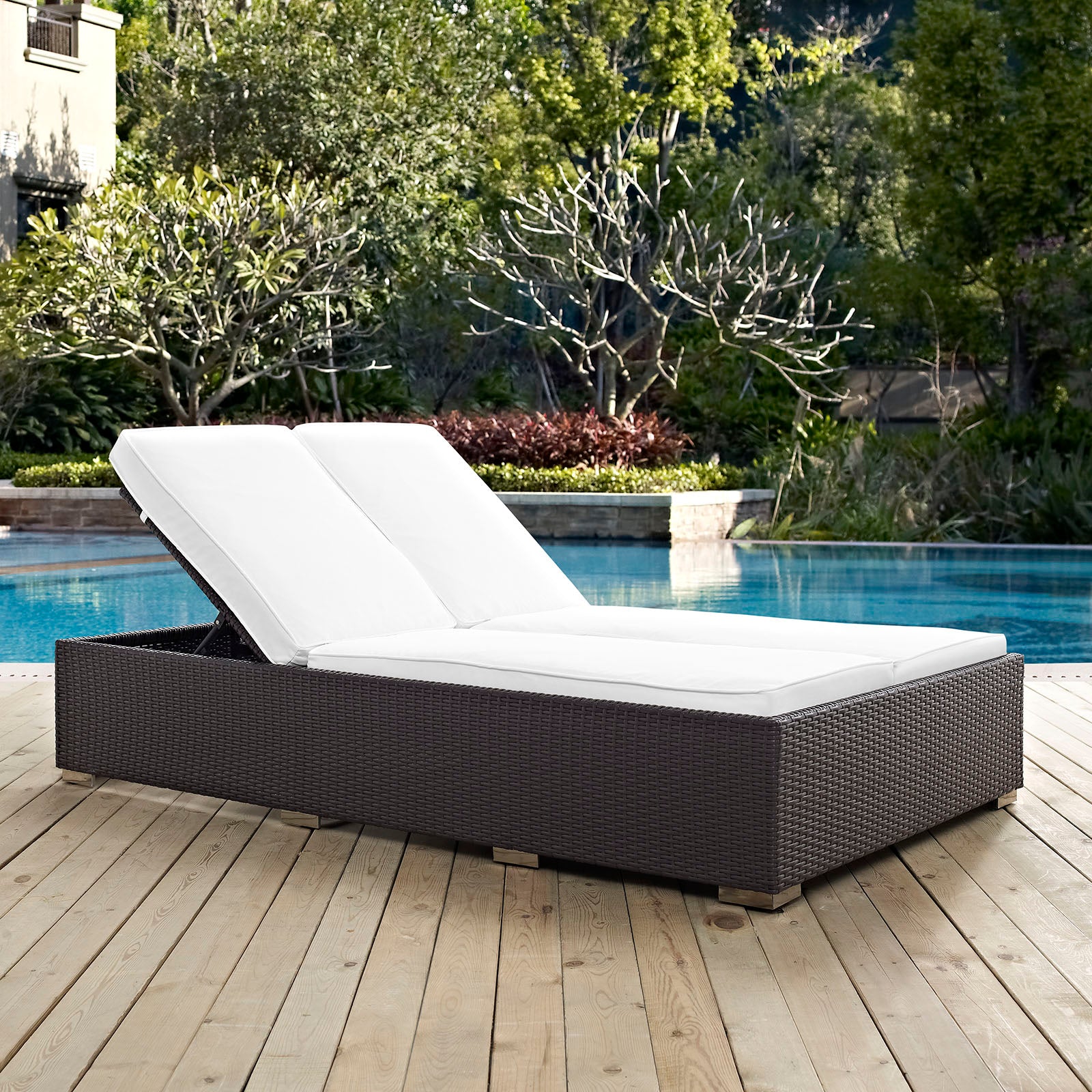 Convene outdoor 2025 patio chaise modway