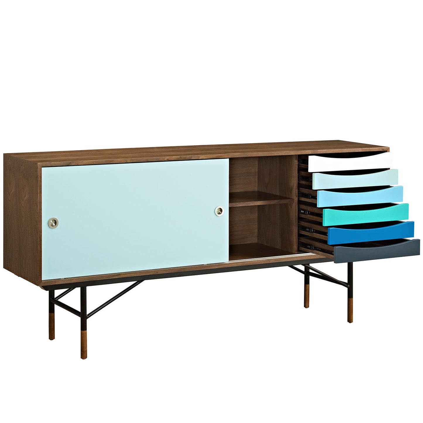 Envoy Walnut Stand By Modway - EEI-2238 | TV Stands | Modishstore - 9