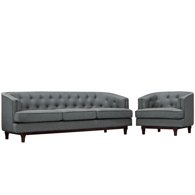 Modway Coast Living Room Set - Set of 2 - EEI-2450 | Sofa Set | Modishstore - 2