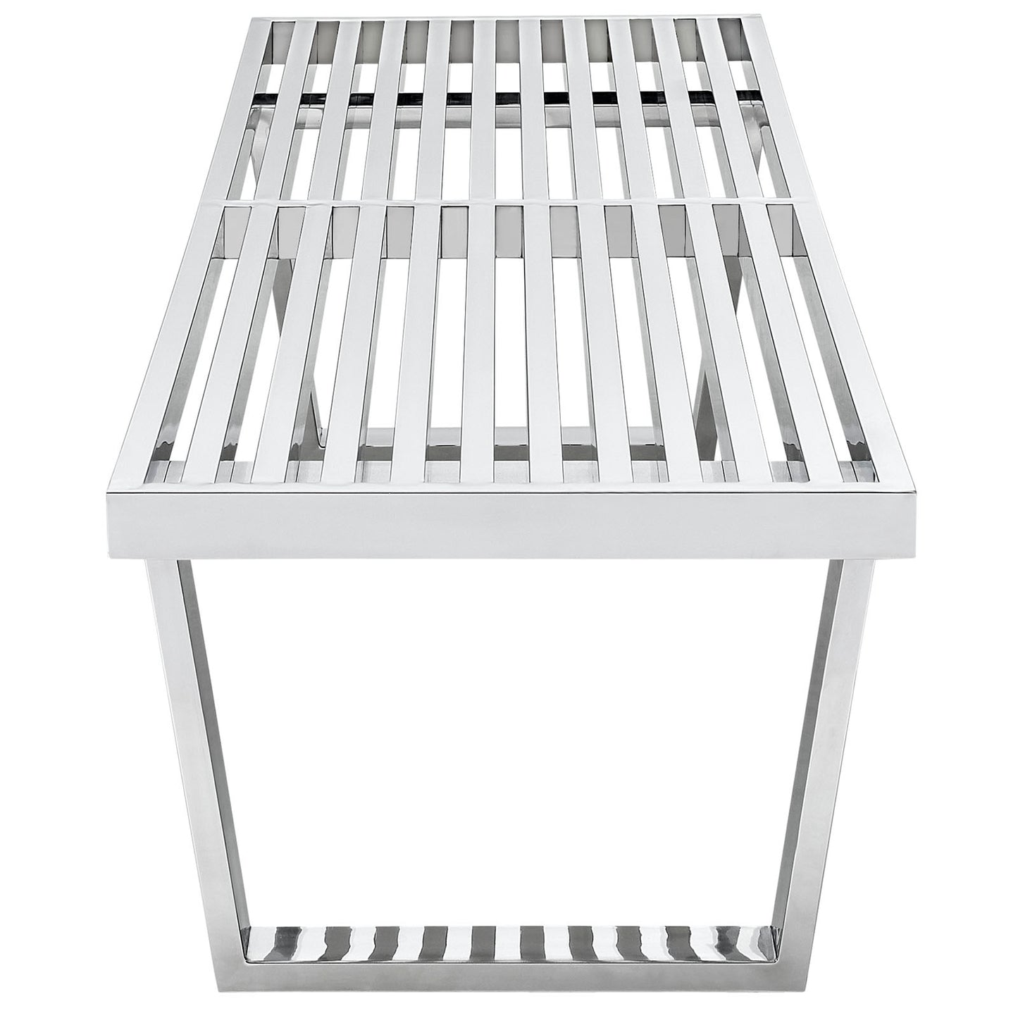 Sauna 5' Stainless Steel Bench By Modway - EEI-246 | Benches | Modishstore - 2