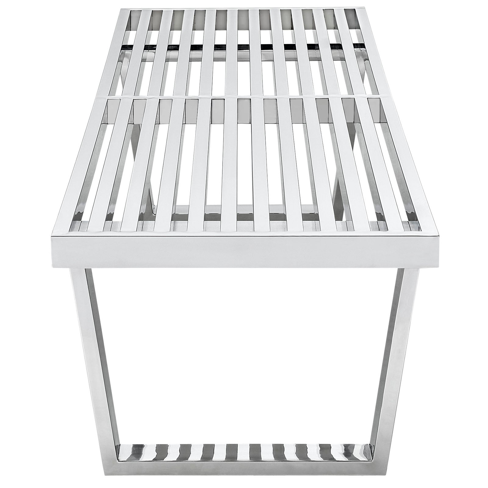 Sauna 5' Stainless Steel Bench By Modway - EEI-246 | Benches | Modishstore - 2