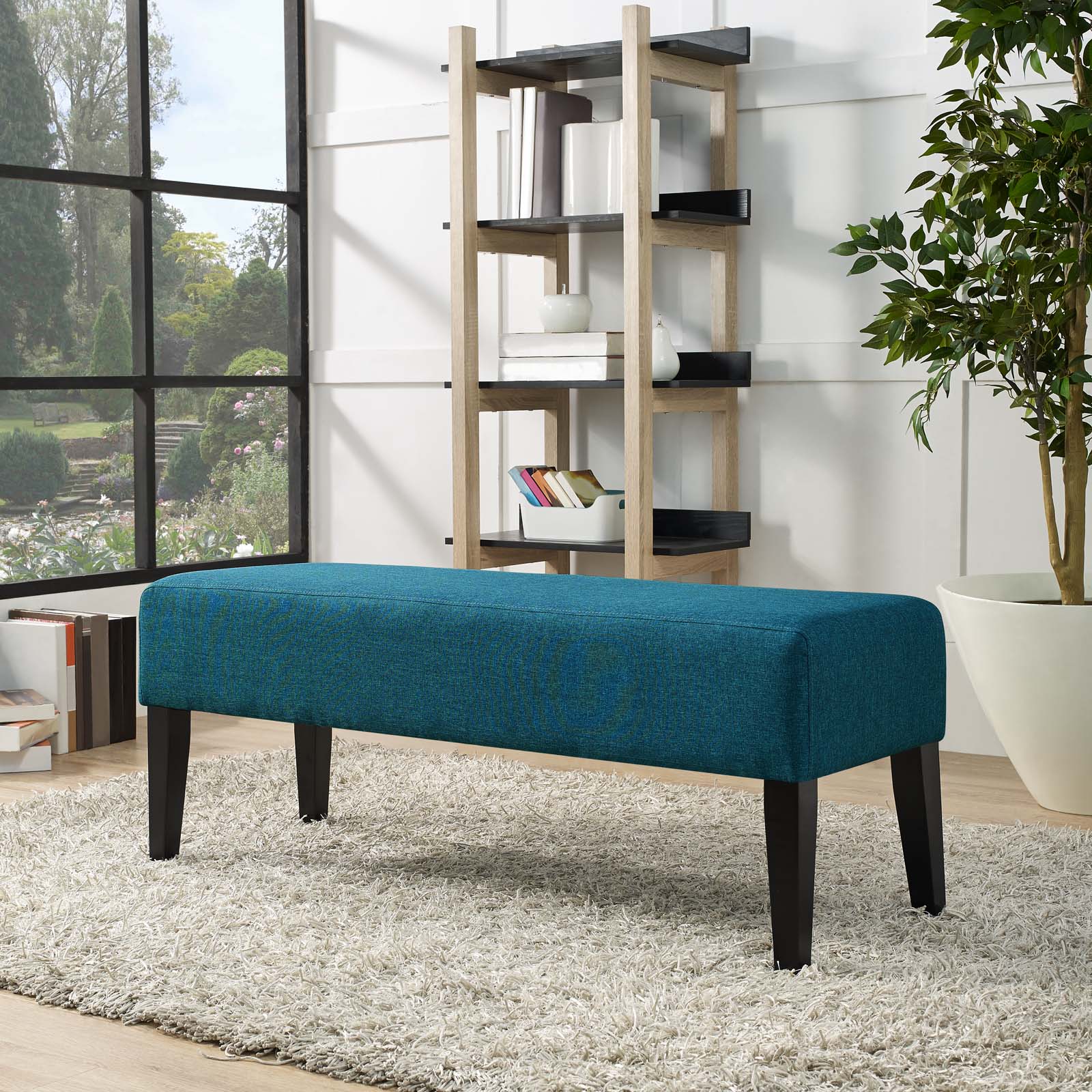 Connect Upholstered Fabric Bench By Modway - EEI-2556 | Benches | Modishstore - 5