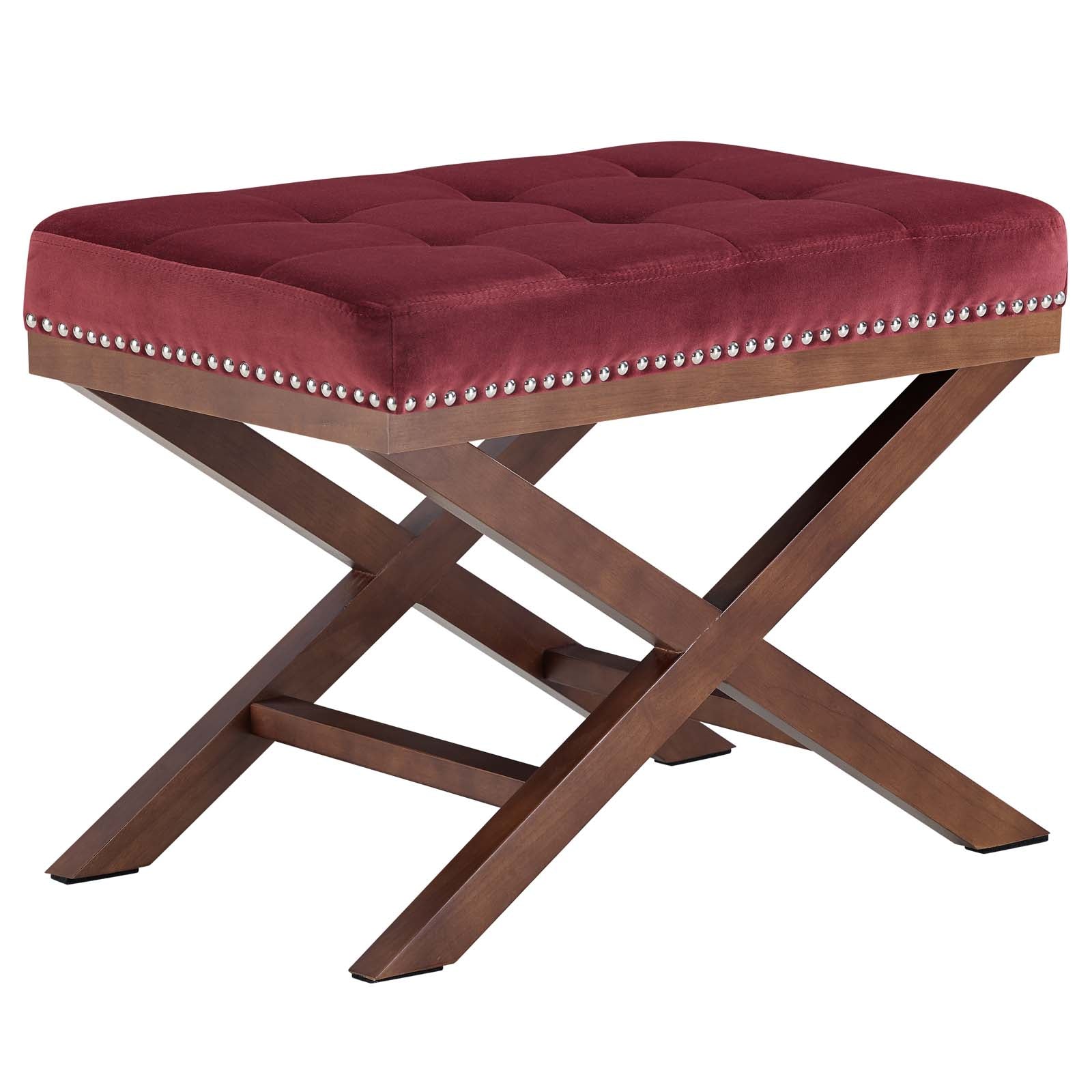 Facet Velvet Bench By Modway - EEI-2571 | Benches | Modishstore - 6