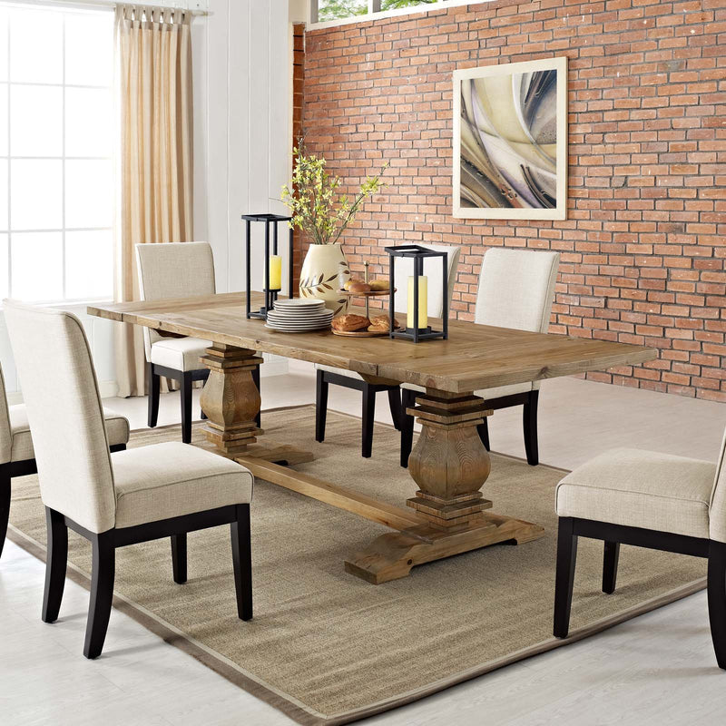 Rise Extendable Wood Dining Table By Modway - EEI-2650 | Dining Tables | Modishstore - 1