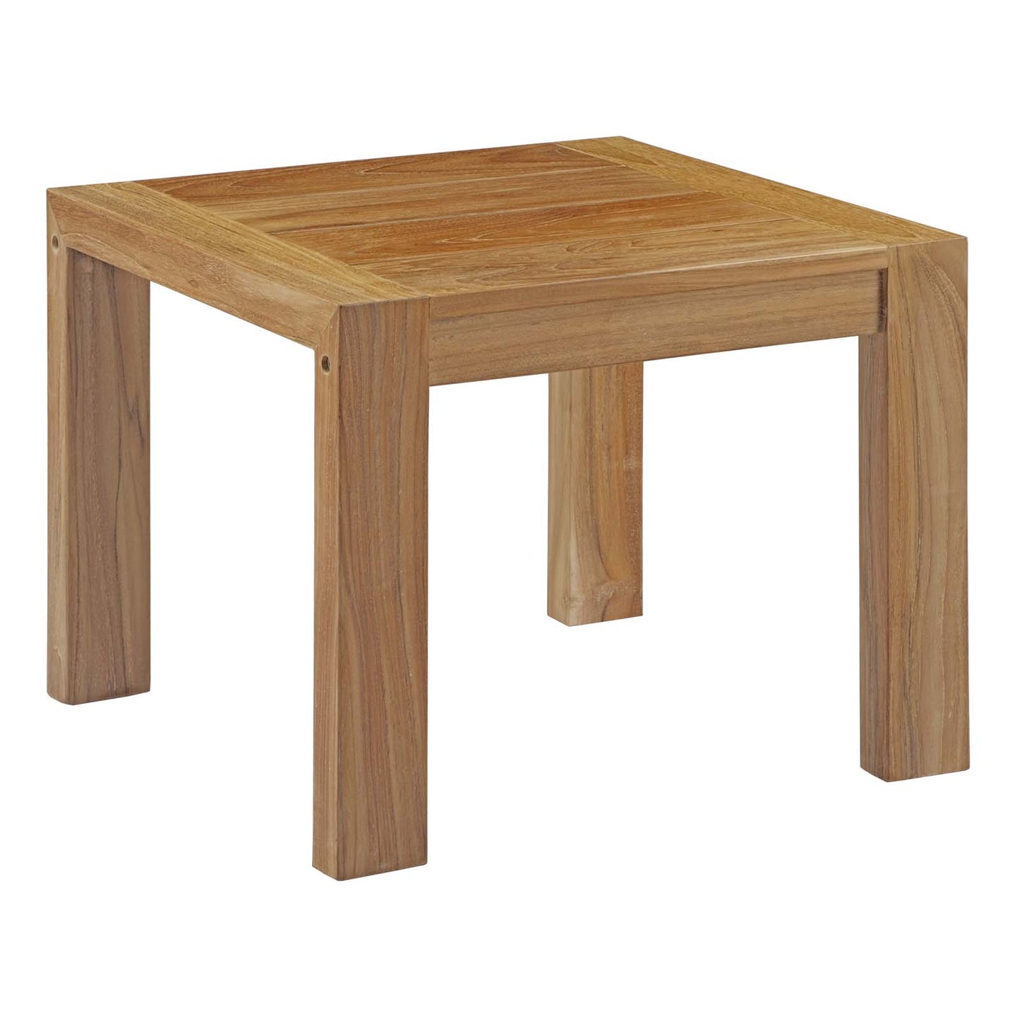 Modway Upland Outdoor Patio Wood Side Table - EEI-2709 | Outdoor Tables | Modishstore - 2