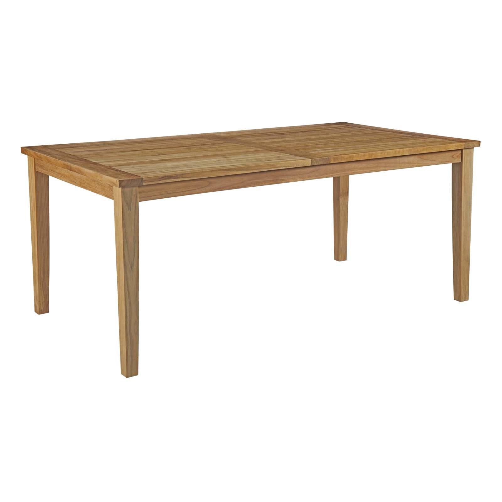 Modway Marina Outdoor Patio Teak Dining Table - EEI-2717 | Dining Tables | Modishstore - 2