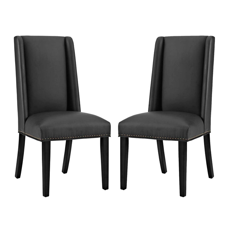 Modway Baron Dining Chair Vinyl Set of 2 - EEI-2747 | Dining Chairs | Modishstore - 2