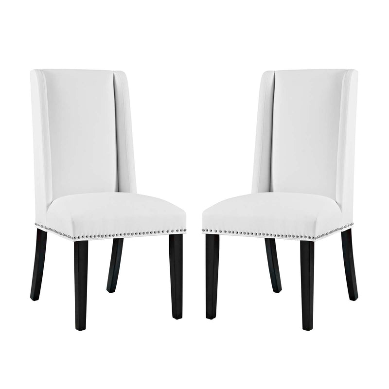 Modway Baron Dining Chair Vinyl Set of 2 - EEI-2747 | Dining Chairs | Modishstore - 7