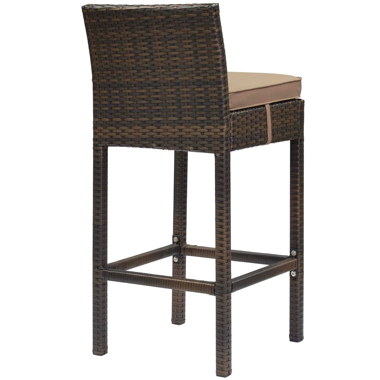 Modway Conduit Outdoor Patio Wicker Rattan Bar Stool - EEI-2799 | Bar Stools | Modishstore - 6