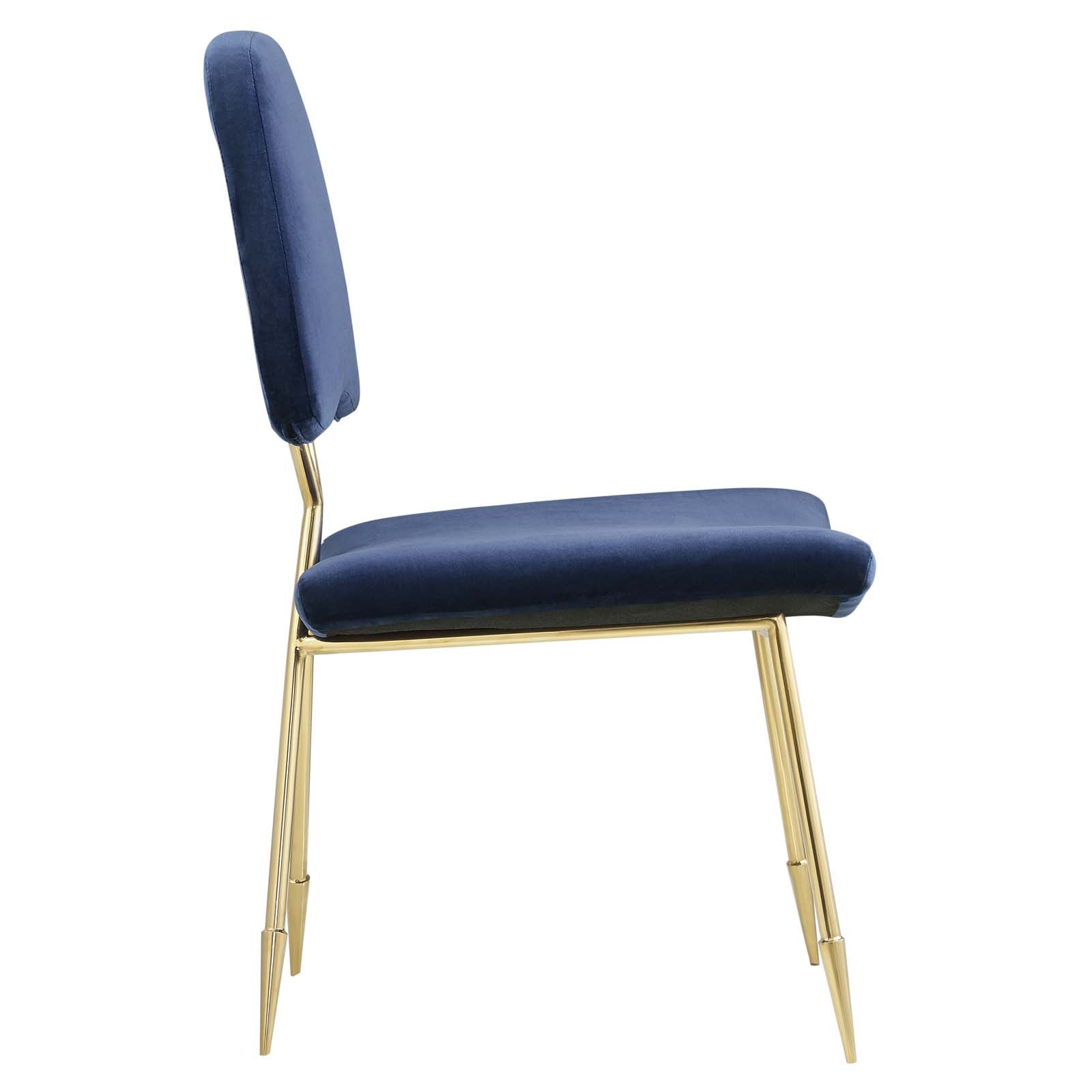 Modway Ponder Performance Velvet Dining Side Chair - EEI-2811 | Dining Chairs | Modishstore - 13