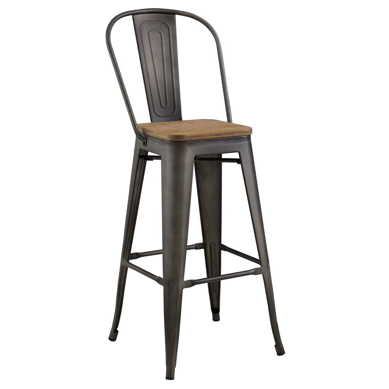 Modway Promenade Metal Bar Stool - EEI-2816 - EEI-2816 | Bar Stools | Modishstore - 3