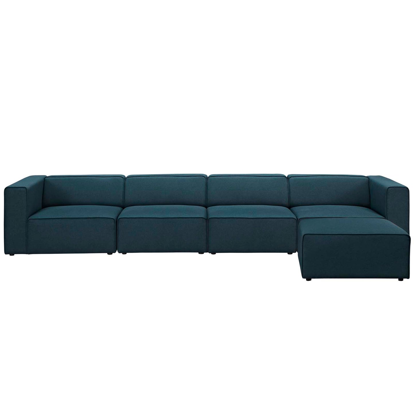 Modway Mingle 5 Piece Upholstered Fabric Sectional Sofa Set - EEI-2833 | Sofa Set | Modishstore - 4