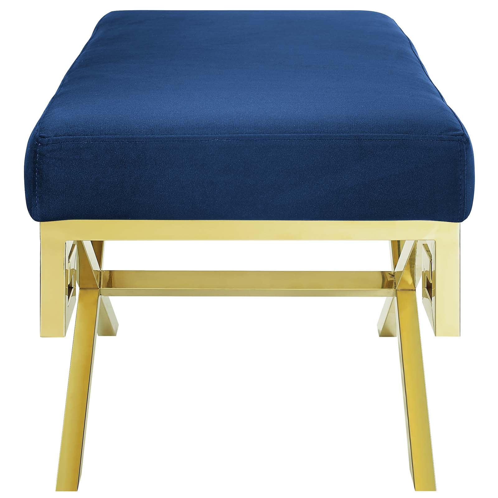 Rove Velvet Performance Velvet Bench By Modway - EEI-2879 | Benches | Modishstore - 15