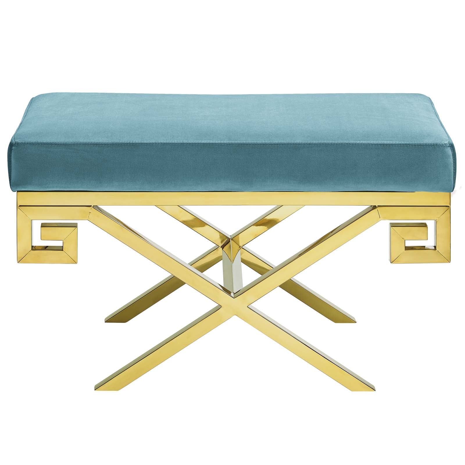 Rove Velvet Performance Velvet Bench By Modway - EEI-2879 | Benches | Modishstore - 20