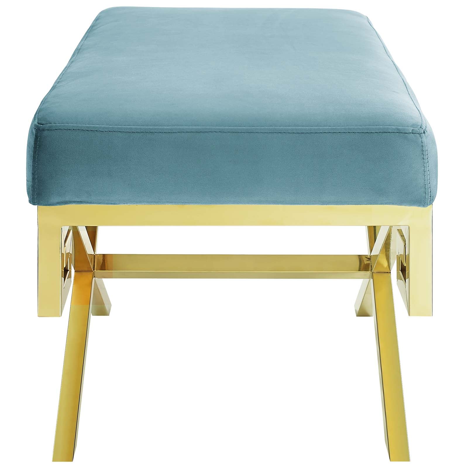 Rove Velvet Performance Velvet Bench By Modway - EEI-2879 | Benches | Modishstore - 21