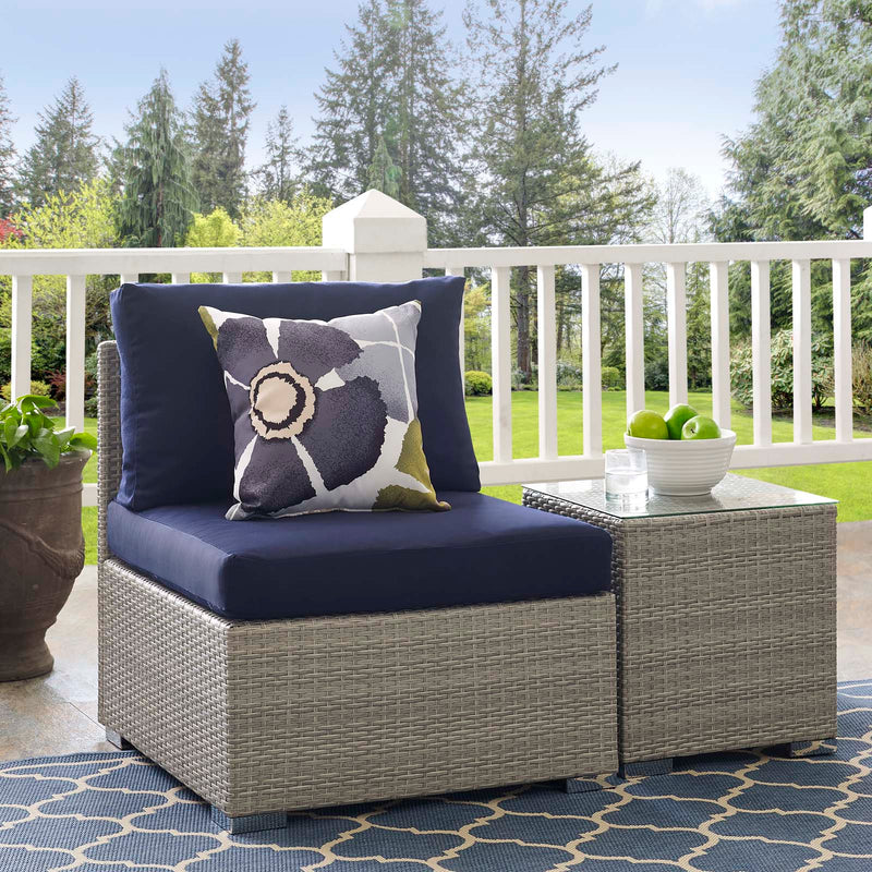 Repose Sunbrella® Fabric Outdoor Patio Armless Chair By Modway - EEI-2959 | Outdoor Chairs | Modishstore - 1