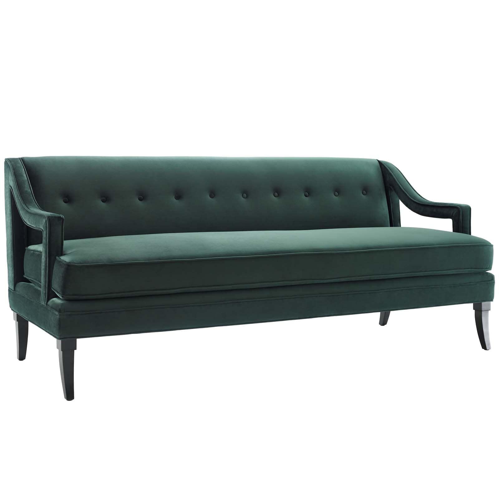 Modway Concur Button Tufted Upholstered Velvet Sofa - EEI-2997 | Sofas | Modishstore - 7