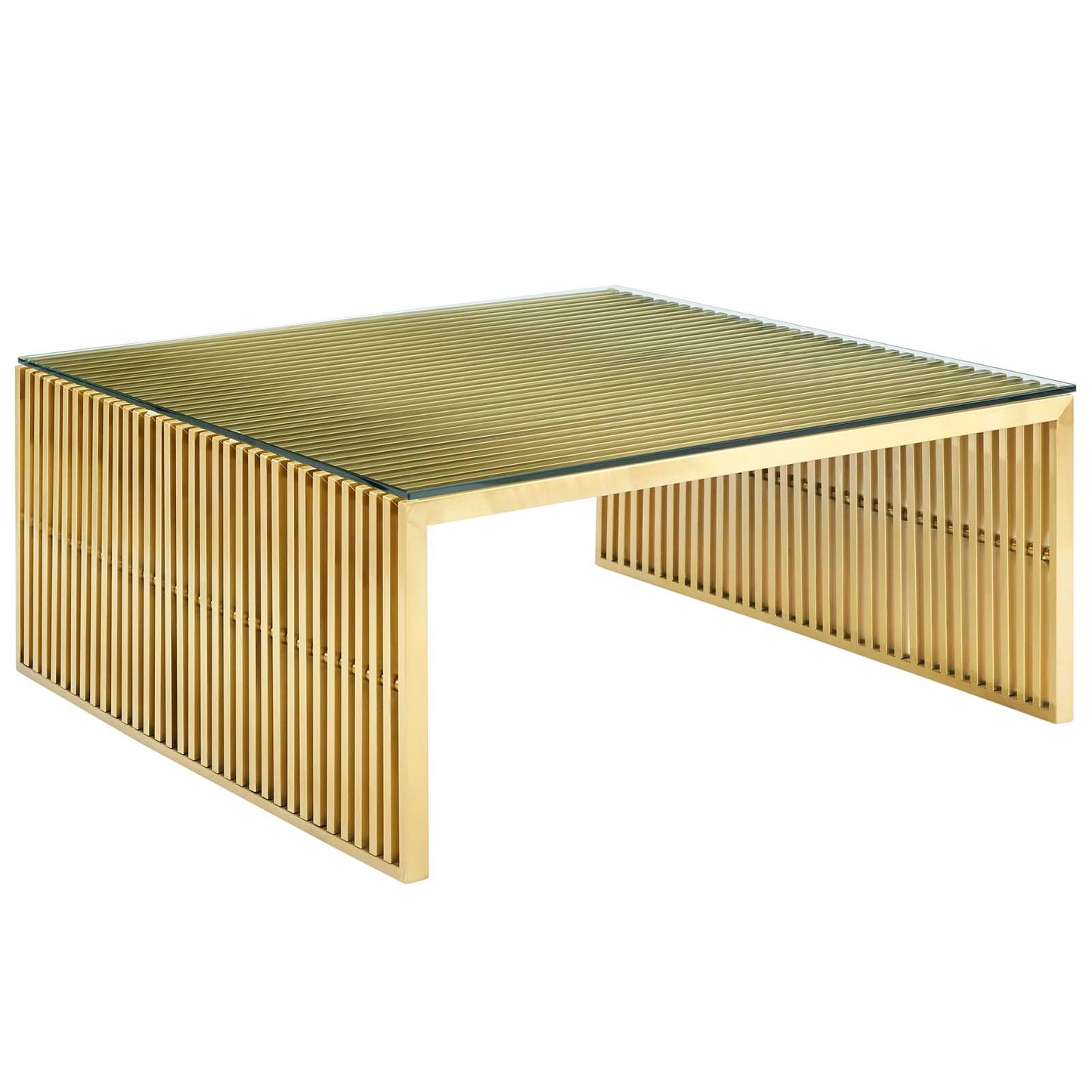 Modway Gridiron Stainless Steel Coffee Table - EEI-3037 | Coffee Tables | Modishstore - 5