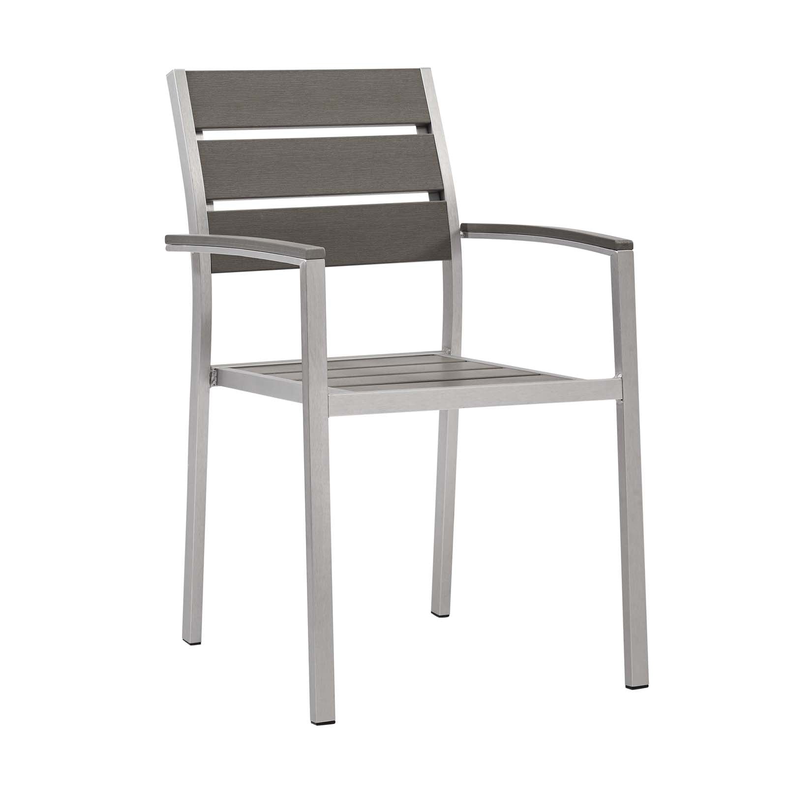 Modway Shore Outdoor Patio Aluminum Dining Armchair - EEI-3130 | Dining Chairs | Modishstore - 3