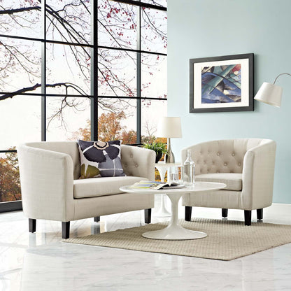 Modway Prospect 2 Piece Upholstered Fabric Loveseat and Armchair Set - EEI-3148 | Sofa Set | Modishstore - 34