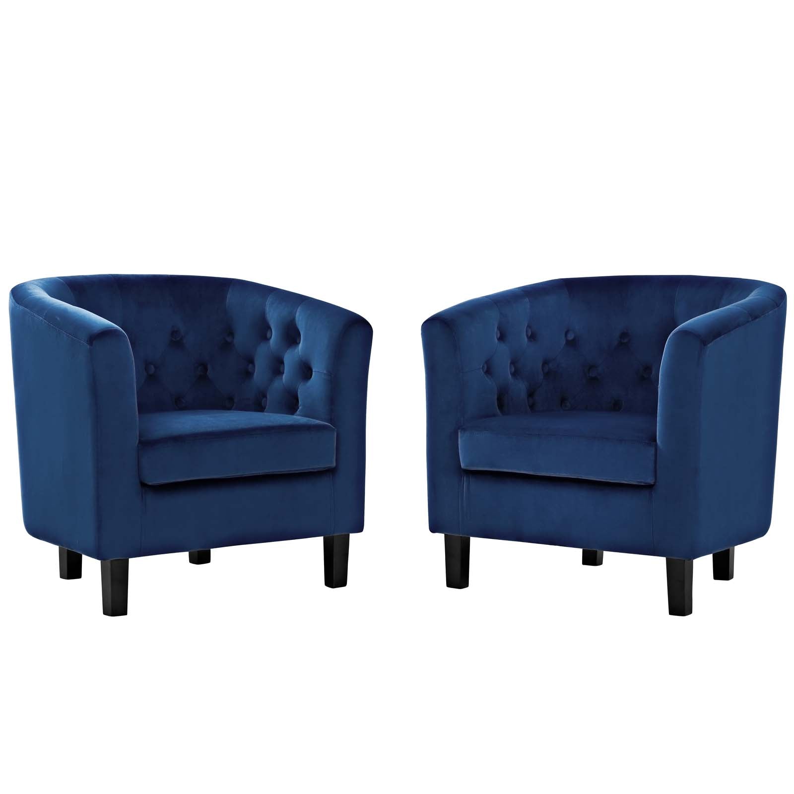 Modway Prospect 2 Piece Performance Velvet Armchair Set - EEI-3153 | Armchairs | Modishstore - 8