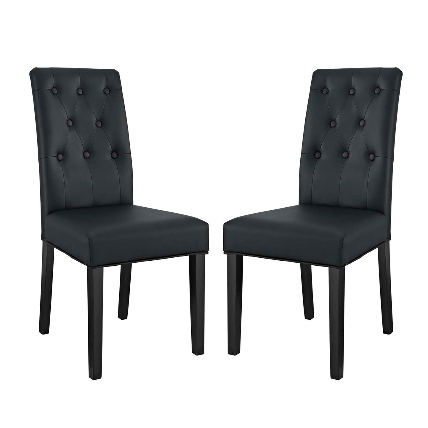 Modway Confer Dining Side Chair Vinyl Set of 2 - EEI-3323 | Dining Chairs | Modishstore - 2