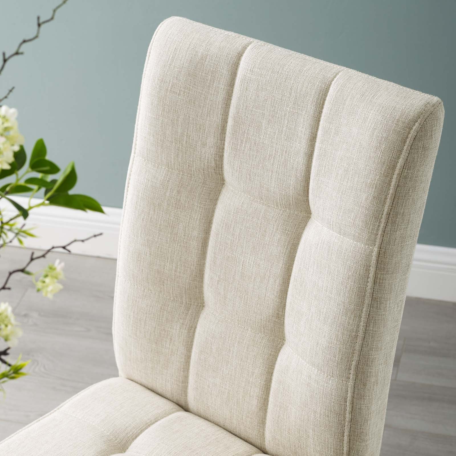 Prospe linen deals upholstered dining chair