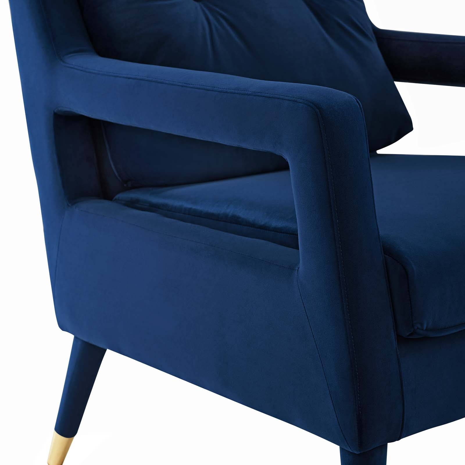 Premise Accent Lounge Performance Velvet Armchair By Modway - EEI-3457 | Armchairs | Modishstore - 6