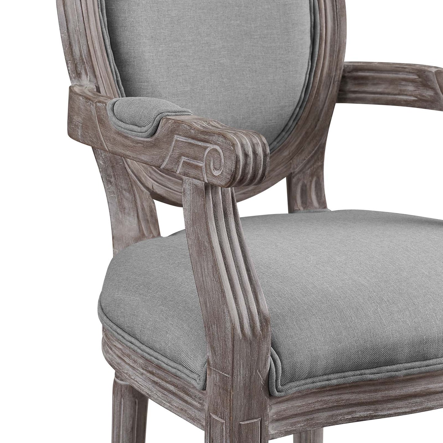 Modway Emanate Dining Armchair Upholstered Fabric Set of 2 - EEI-3465 | Dining Chairs | Modishstore - 2