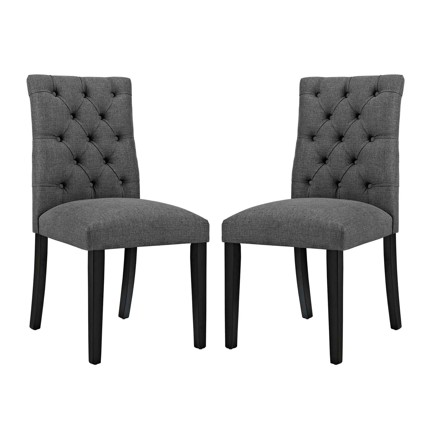 Modway Duchess Dining Chair Fabric Set of 2 - EEI-3474 | Dining Chairs | Modishstore - 17