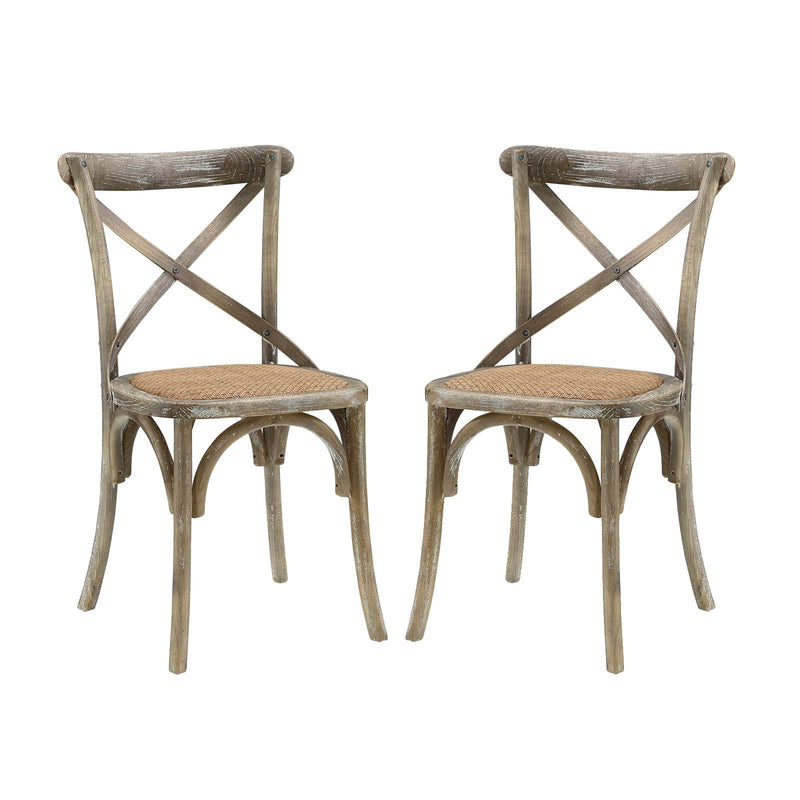 Modway Gear Dining Side Chair Set of 2 - EEI-3481 | Dining Chairs | Modishstore - 2