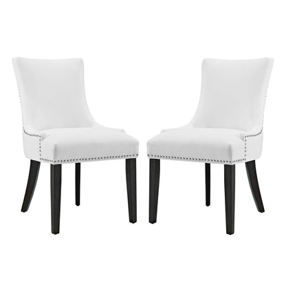 Modway Marquis Dining Chair Faux Leather Set of 2 - EEI-3498 | Dining Chairs | Modishstore - 7