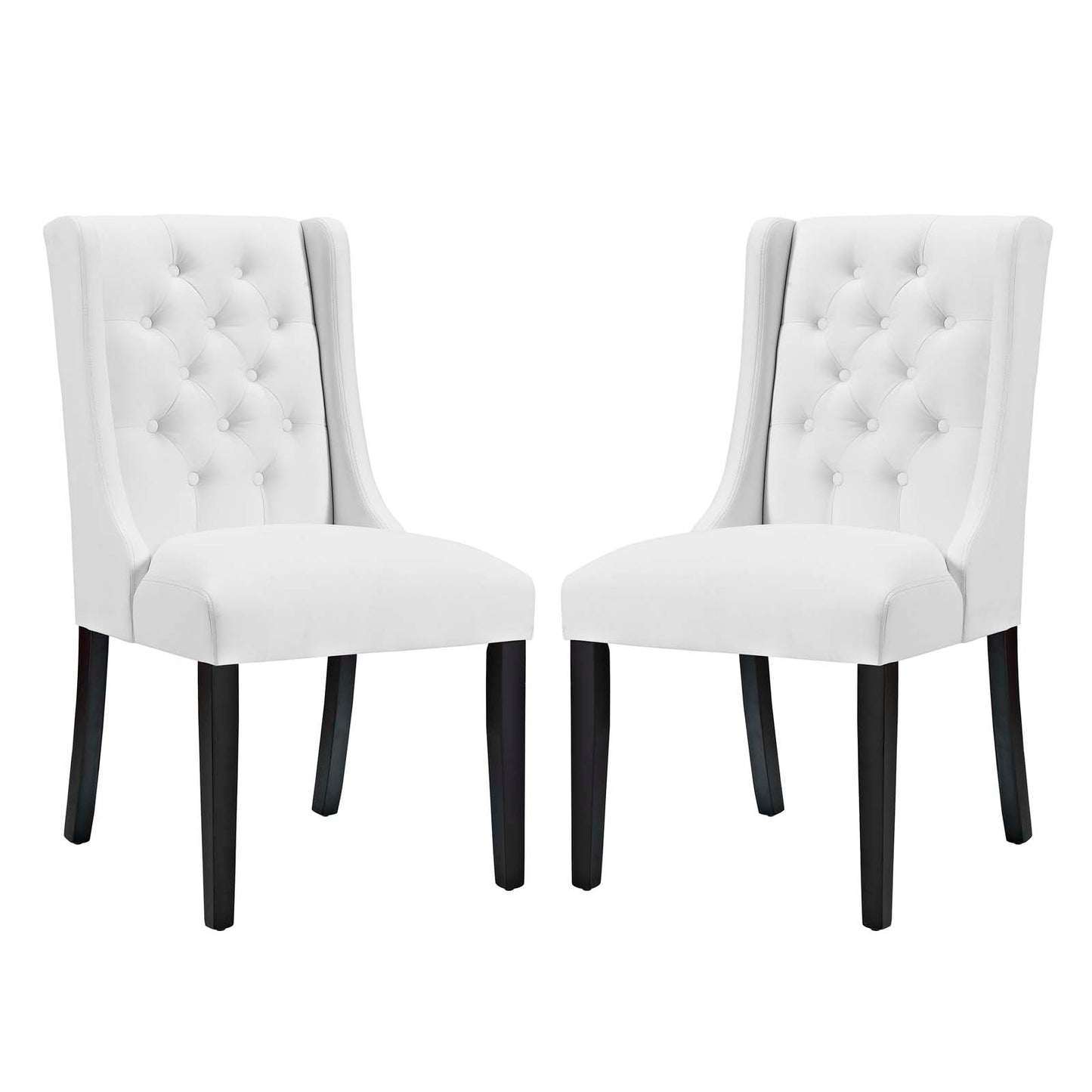 Modway Baronet Dining Chair Vinyl Set of 2 - EEI-3555 | Dining Chairs | Modishstore - 6