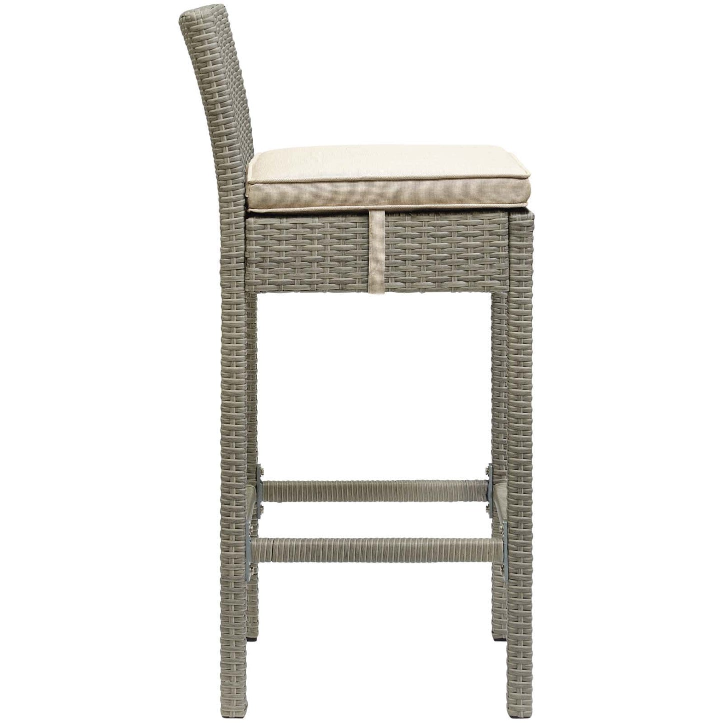 Modway Conduit Bar Stool Outdoor Patio Wicker Rattan Set of 4-EEI-3602 - EEI-3602 | Bar Stools | Modishstore - 4