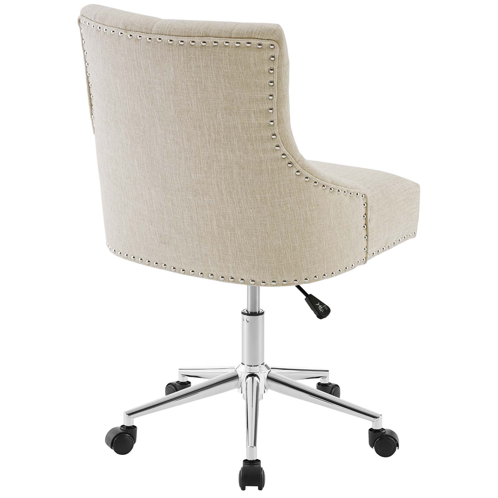 Modway Regent Tufted Button Swivel Upholstered Fabric Office Chair