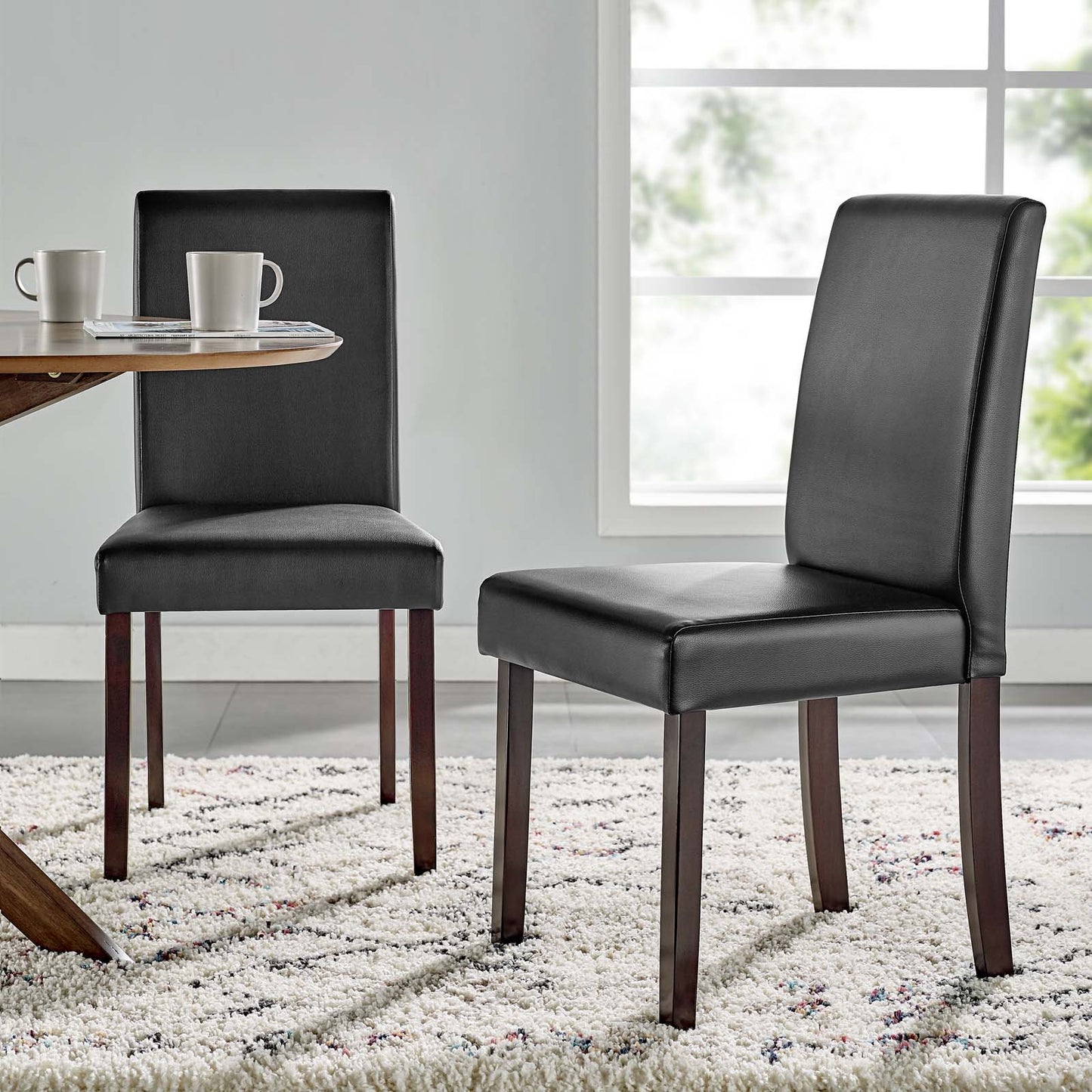 Modway Prosper Faux Leather Dining Side Chair Set of 2 - EEI-3617 | Dining Chairs | Modishstore - 1