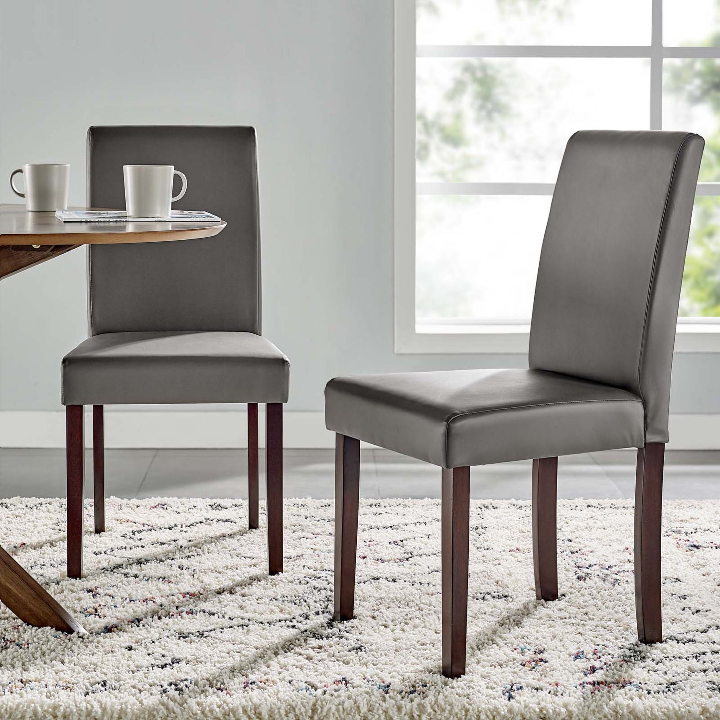 Modway Prosper Faux Leather Dining Side Chair Set of 2 - EEI-3617 | Dining Chairs | Modishstore - 8