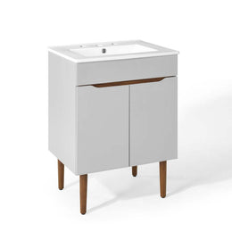 Modway Harvest Bathroom Vanity - EEI-3633 - Gray White – Modish Store