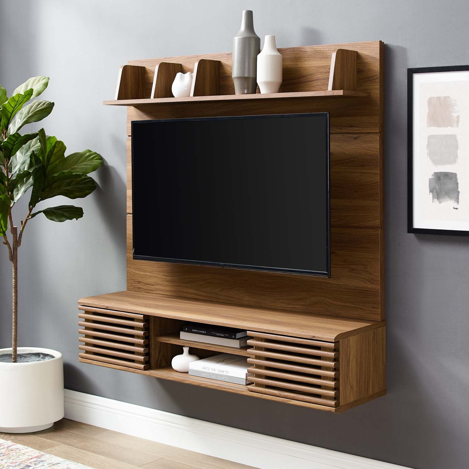 Mounted entertainment center online
