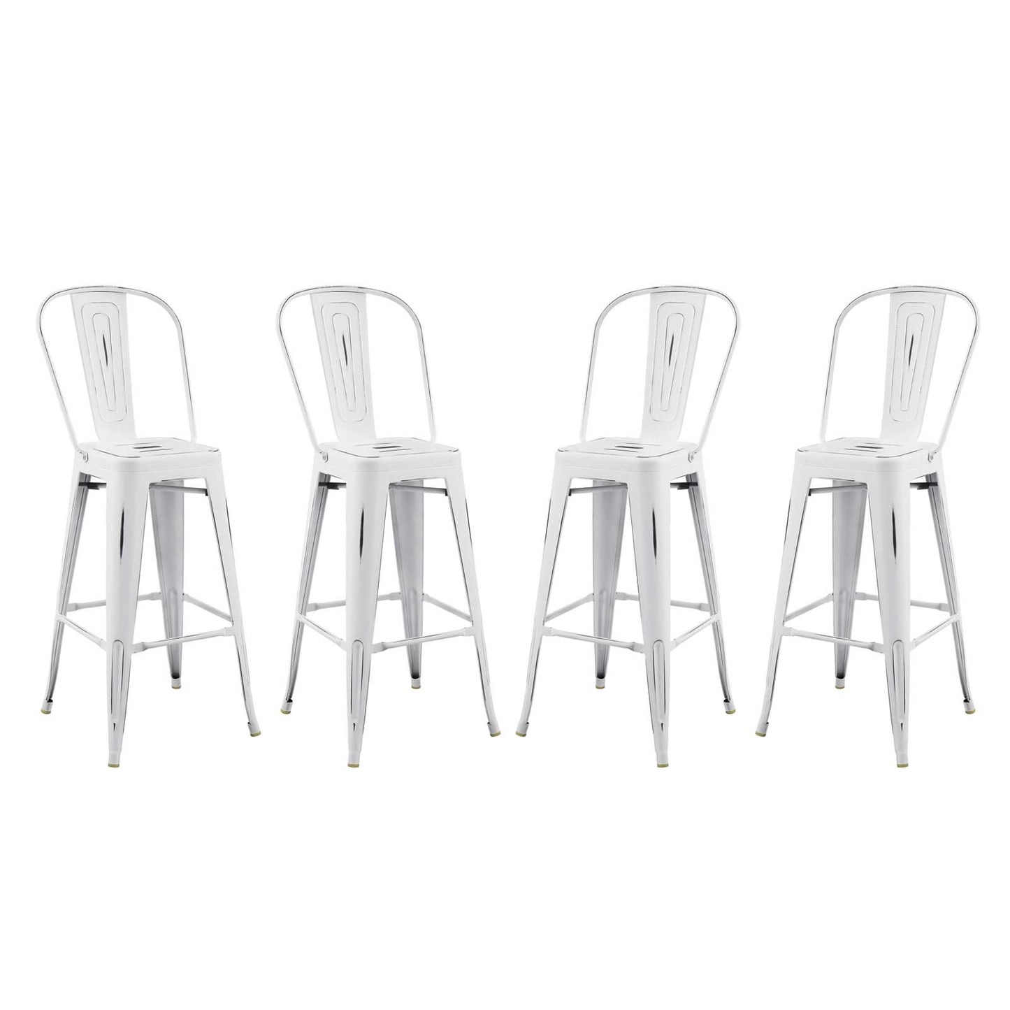 Promenade Bar Side Stool Metal Set of 4 By Modway - EEI-3898 | Bar Stools | Modishstore - 2