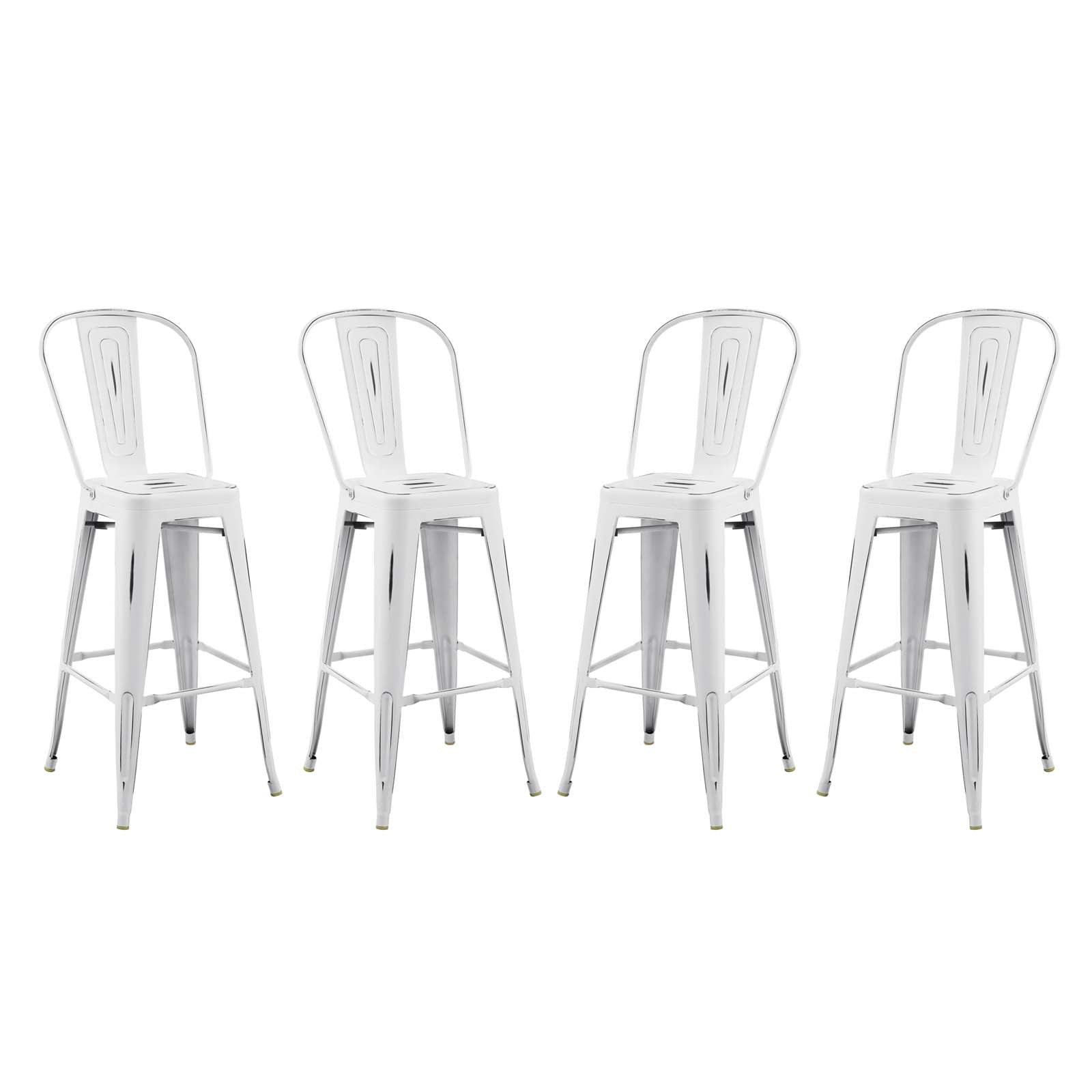 Promenade Bar Side Stool Metal Set of 4 By Modway - EEI-3898 | Bar Stools | Modishstore - 2