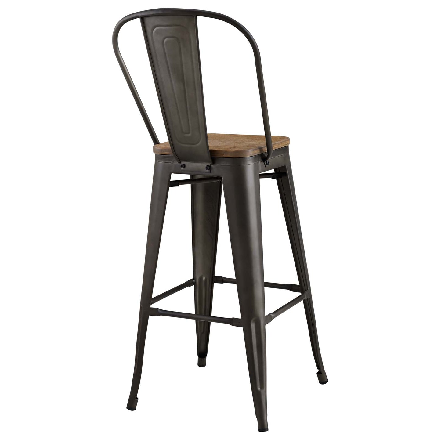 Promenade Bar Stool Metal Set of 2 By Modway - EEI-3899 | Bar Stools | Modishstore - 5