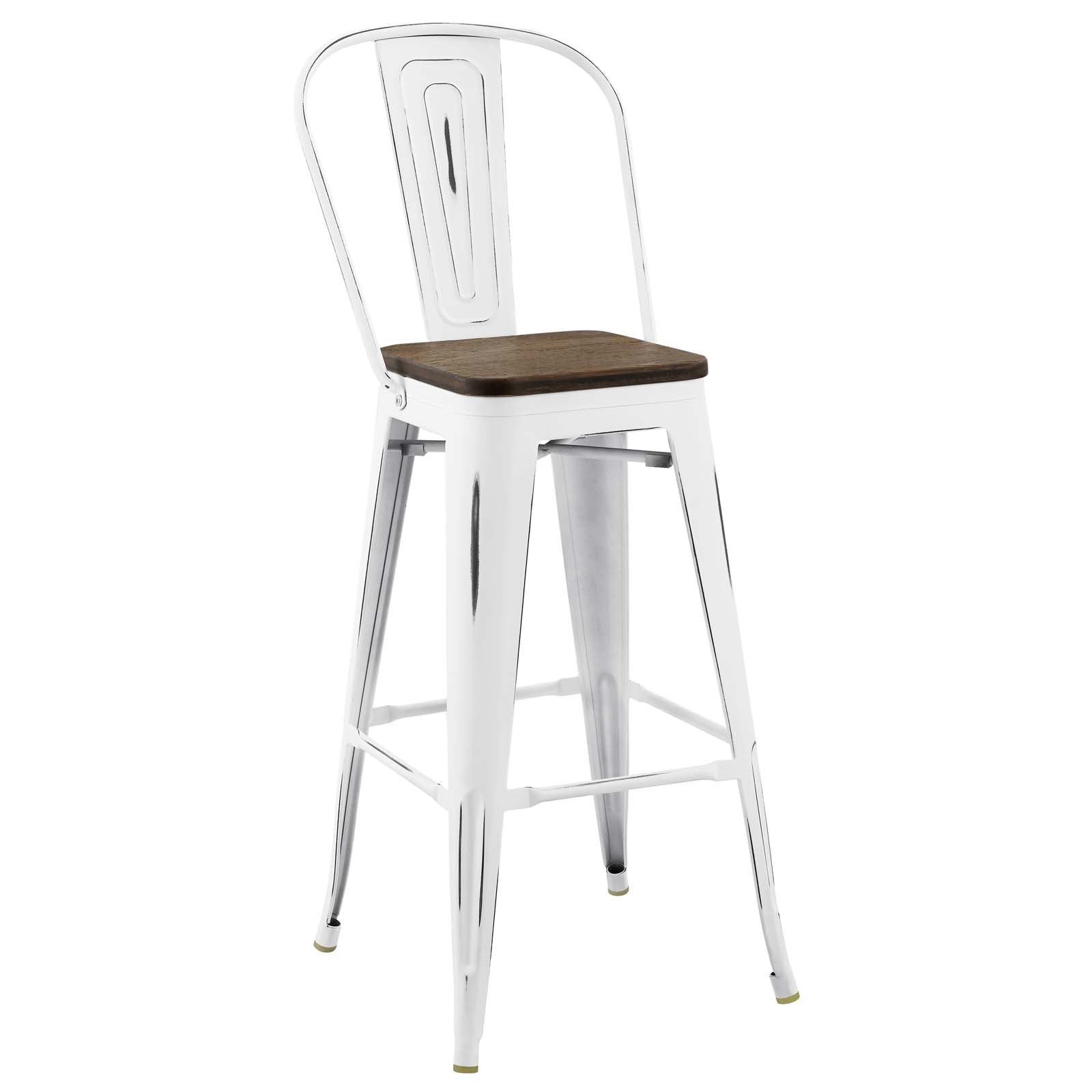 Promenade Bar Stool Metal Set of 2 By Modway - EEI-3899 | Bar Stools | Modishstore - 8