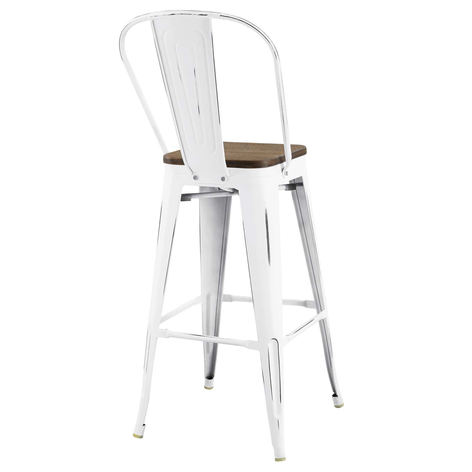 Promenade Bar Stool Metal Set of 2 By Modway - EEI-3899 | Bar Stools | Modishstore - 10