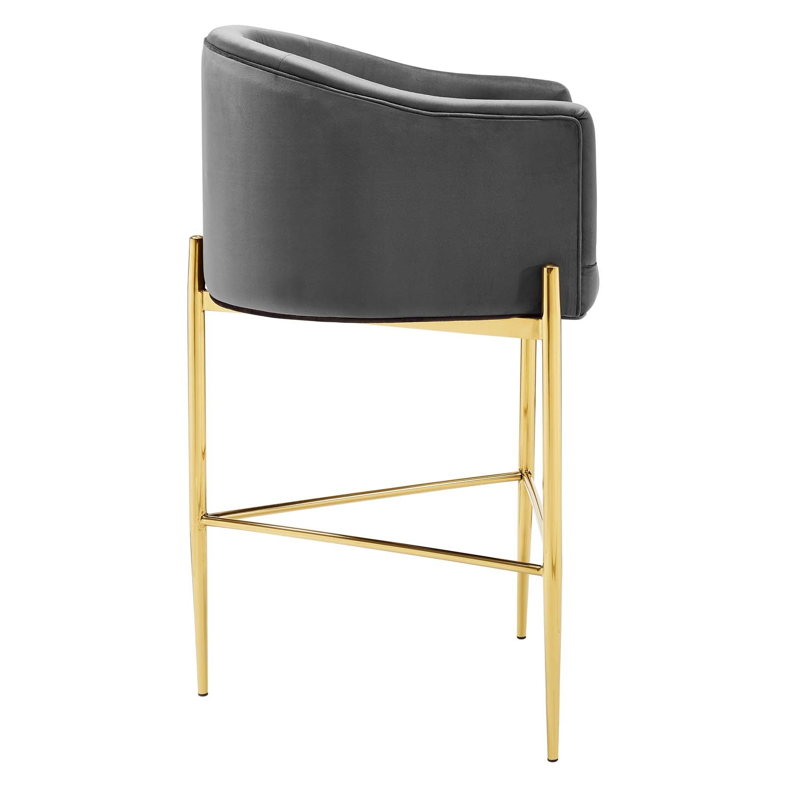 Savour Tufted Performance Velvet Bar Stool By Modway - EEI-3911 | Bar Stools | Modishstore - 3