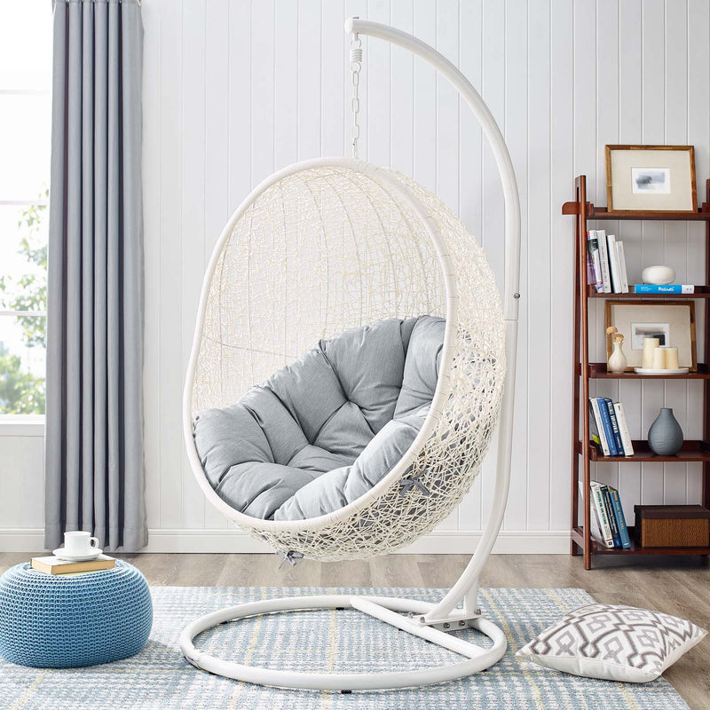 Modway hide outdoor patio swing chair sale