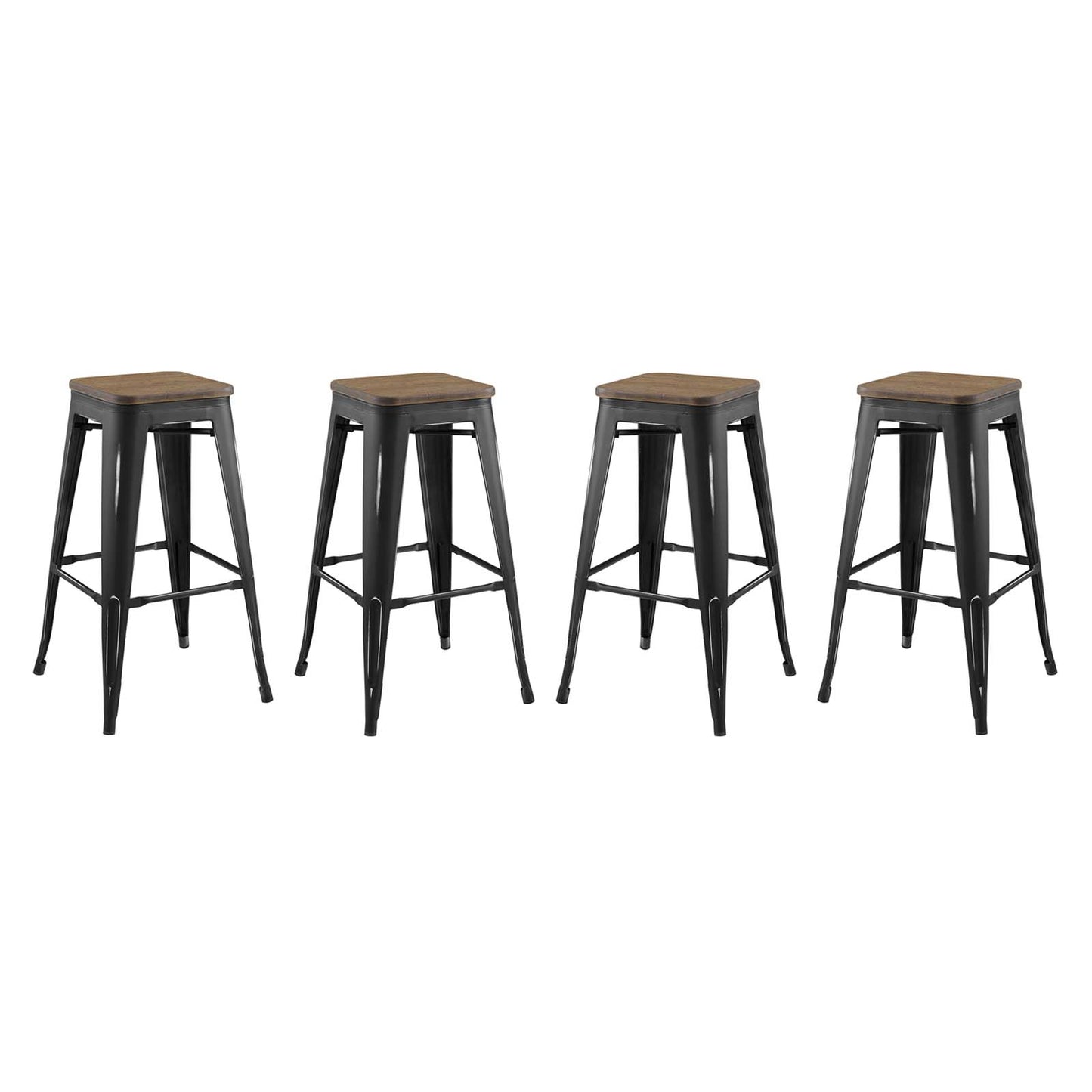 Promenade Bar Stool Set of 4 By Modway - EEI-3957 | Bar Stools | Modishstore - 2