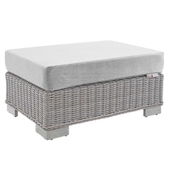 Modway Conway Sunbrella® Outdoor Patio Wicker Rattan Ottoman - EEI-3971